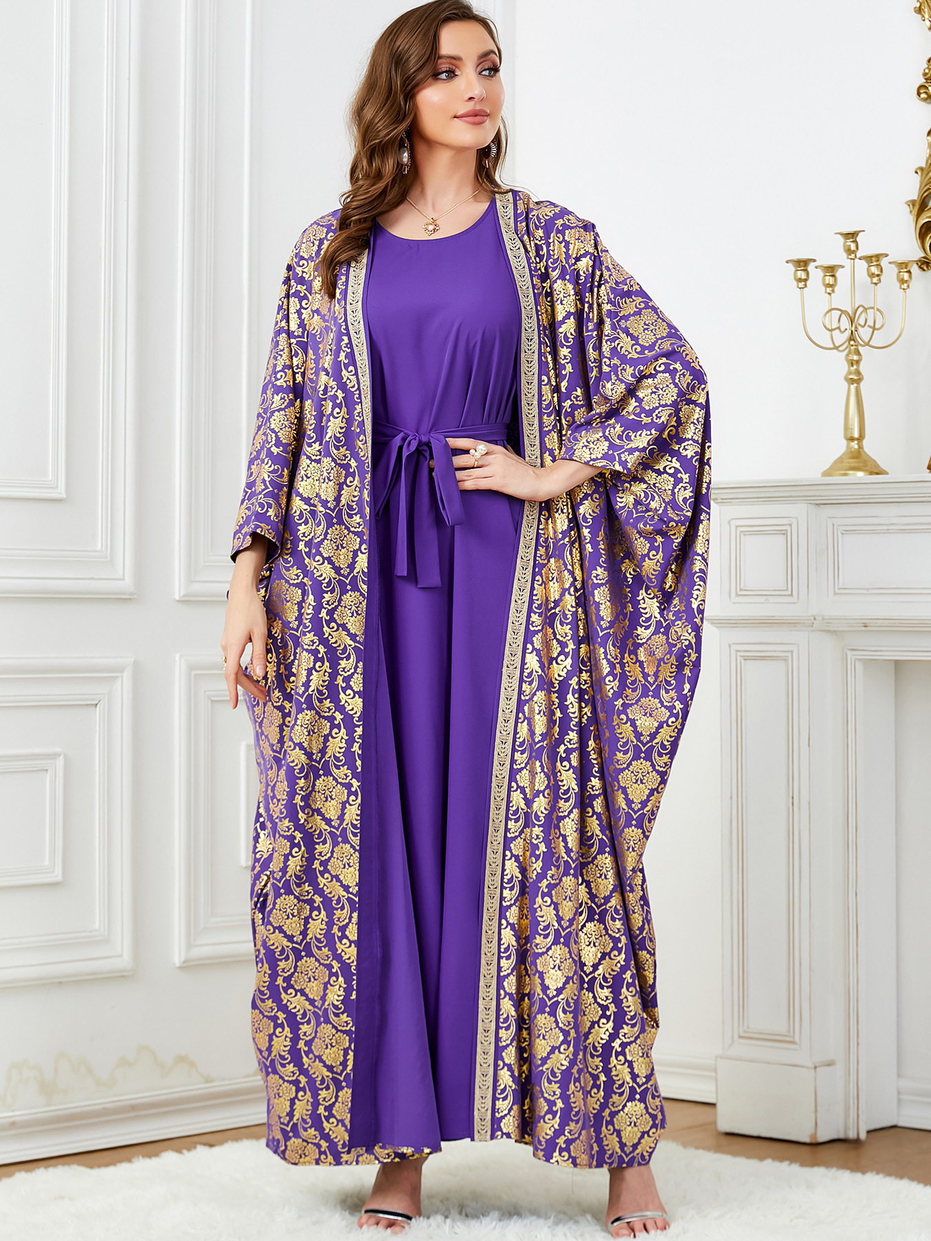 两件套大码女装迪拜旅游长裙dubai dress skirt  two pieces 套装