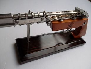 火柴枪精美80后儿时回忆怀旧玩具海盗火柴链条洋火儿童弹弓大枪家