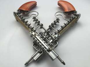 精美80后儿时回忆怀旧玩具加勒比火柴枪链枪链条枪洋火枪儿童弹弓