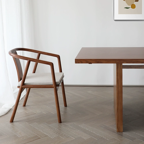 Новый китайский стиль стул Современный сплошной дерево домашний обеденный стул будет торговать -Коммерк -столовой стул китайский стул гостевой стул чайный стул чай