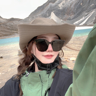 夏季 西部牛仔帽旅游拍照新疆西藏云南丽江户外登山遮阳防晒帽子女