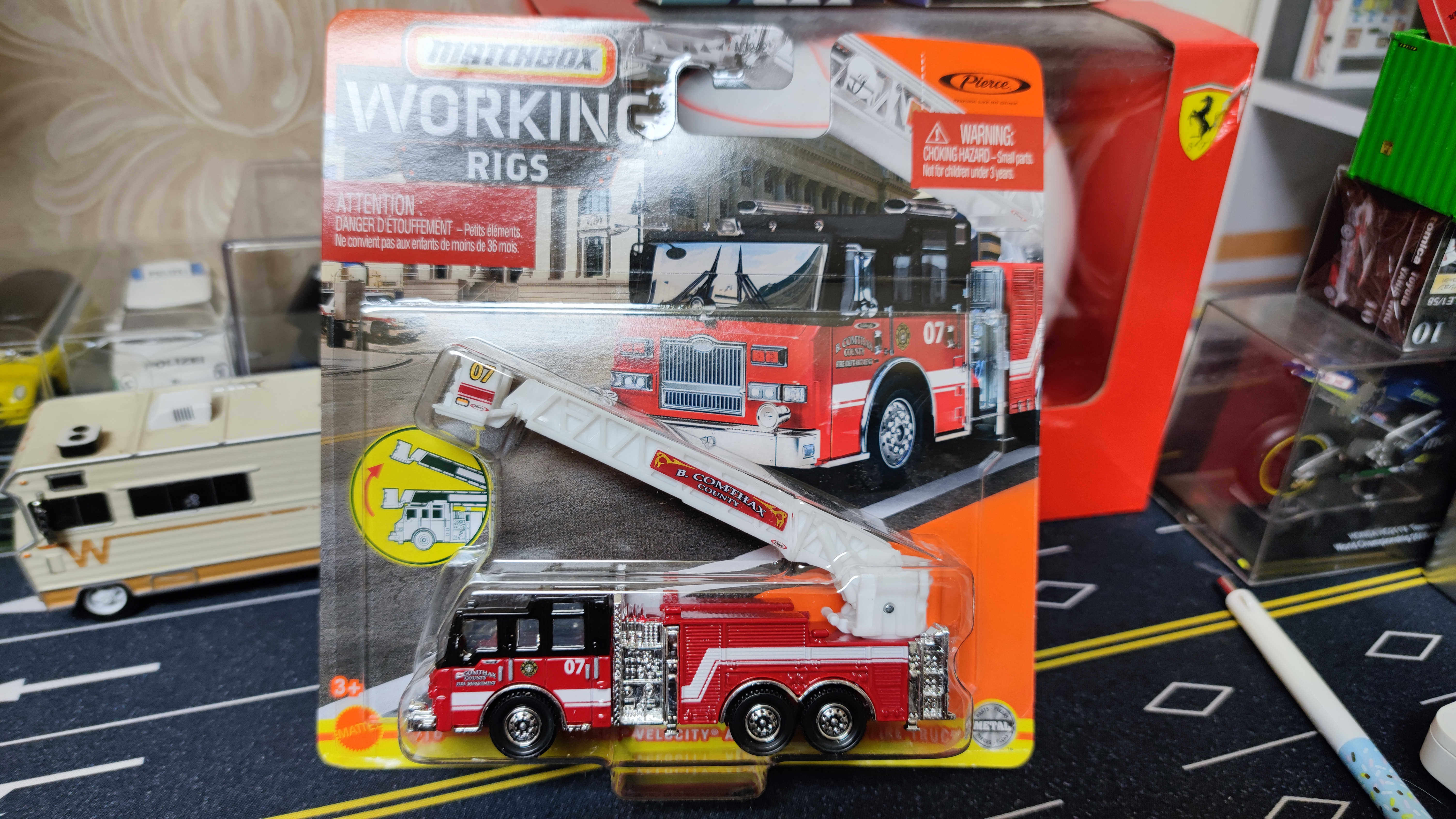 火柴盒 matchbox合金车模 工程车城市服务车珍藏系列儿童玩具礼物