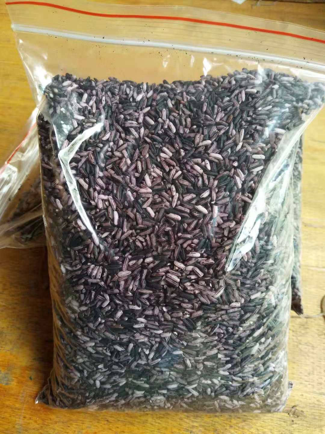 云南特产墨江农家紫糯新紫米1000克包装  1公斤包邮