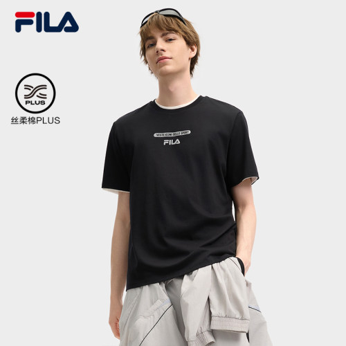FILA斐乐男子针织短袖衫