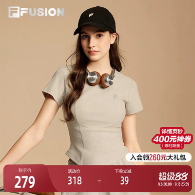 FILAFUSION斐乐女子短袖T