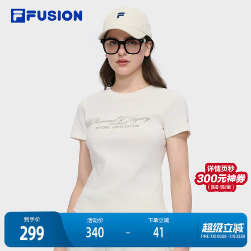 FILAFUSION斐乐女子短袖T