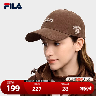 FILA 斐乐官方女帽棒球帽2025冬季新款时尚休闲帽子运动帽遮阳帽
