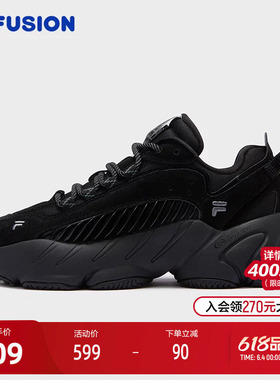 FILA FUSION斐乐潮牌女鞋ADE Reform复古跑鞋2024夏季新款休闲鞋