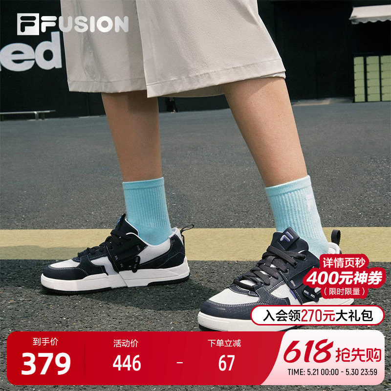 FILA FUSION斐乐潮牌女鞋GEOMETRY滑板生活鞋20