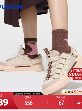 FILA FUSION斐乐潮牌女鞋PISA滑板生活鞋2026春新款休闲鞋运动鞋