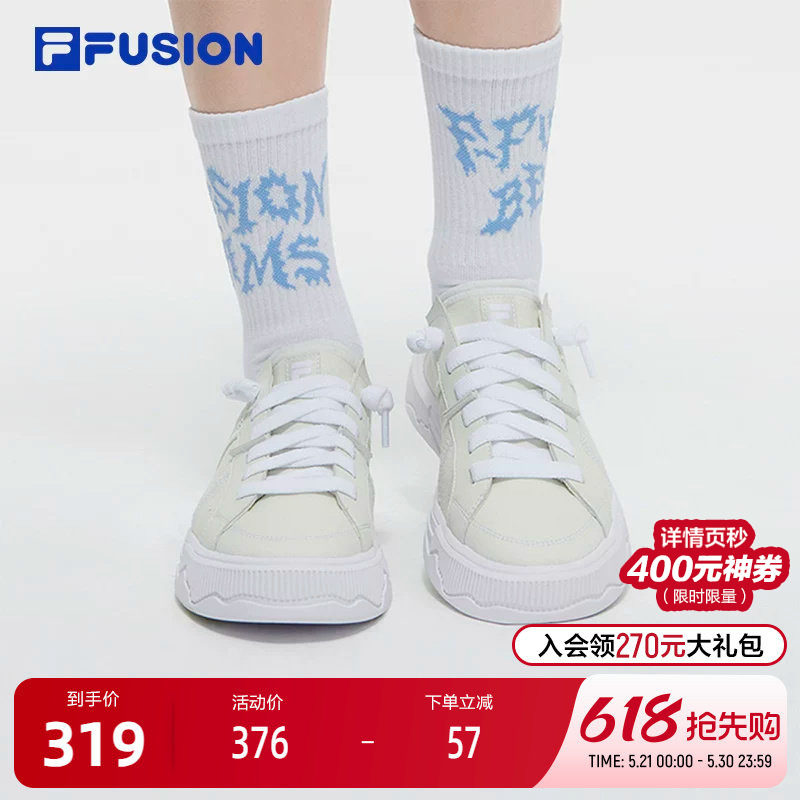FILA FUSION斐乐潮牌女鞋POP III SE滑板生活鞋