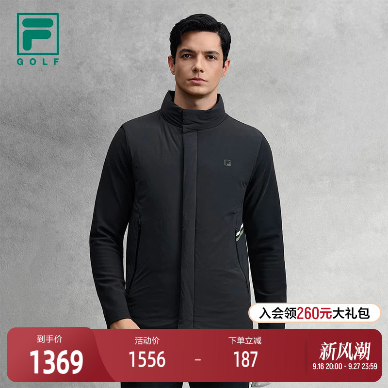 FILA 斐乐官方男士羽绒服两件套2025冬季新款高尔夫运动基础外套
