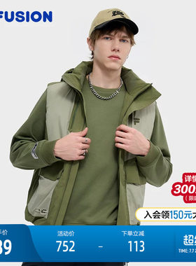 FILAFUSION斐乐男子羽绒马甲