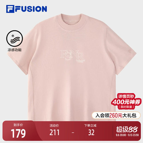 FILAFUSION斐乐女士针织短袖衫
