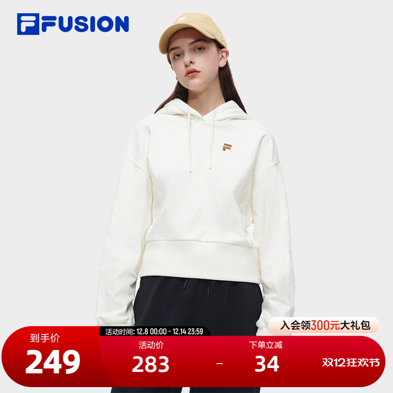 FILAFUSION斐乐女子连帽卫衣