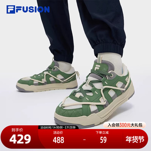 FILA FUSION斐乐潮牌男鞋REEF滑板生活鞋2025秋新款礁石鞋休闲鞋
