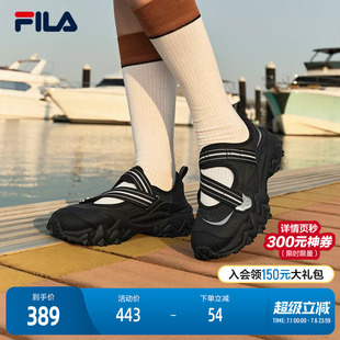 FILA 斐乐官方女鞋OAKMONT SANDAL摩登凉鞋2025夏新款欧客漫凉鞋