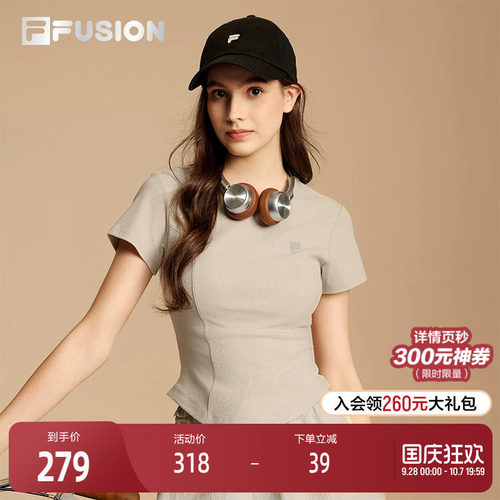 FILAFUSION斐乐女子短袖T
