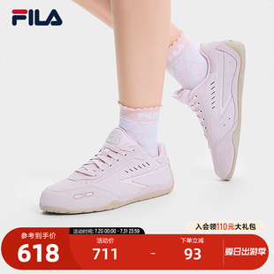 運動鞋 FILA 薄底休閑鞋 2025春新飛馳鞋 斐樂官方女鞋 TURBO摩登板鞋
