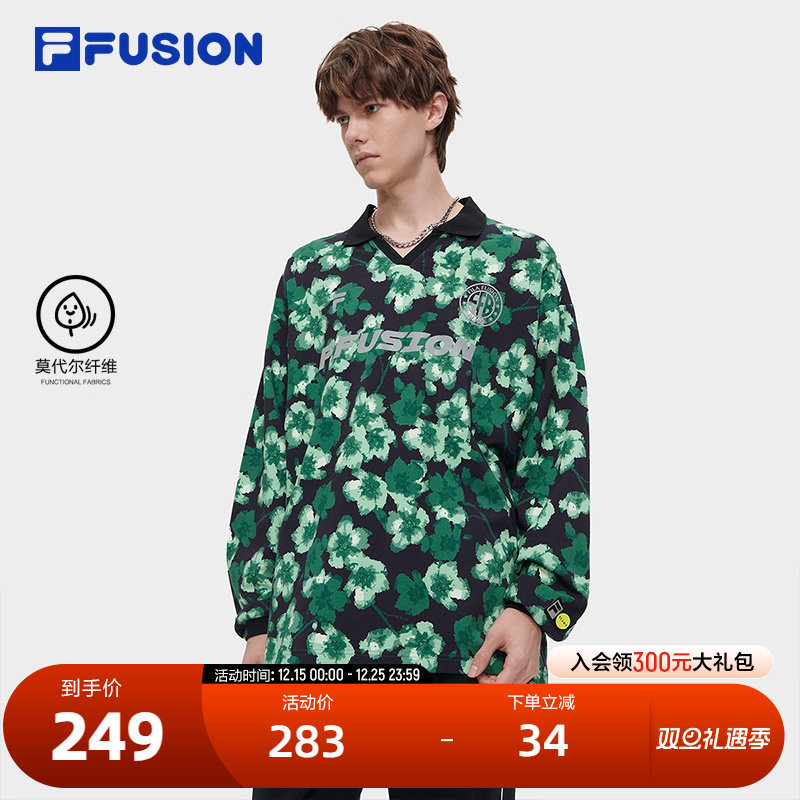 FILAFUSION斐乐情侣长袖T