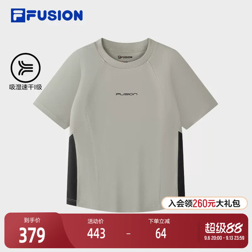 FILAFUSION斐乐潮牌短袖T