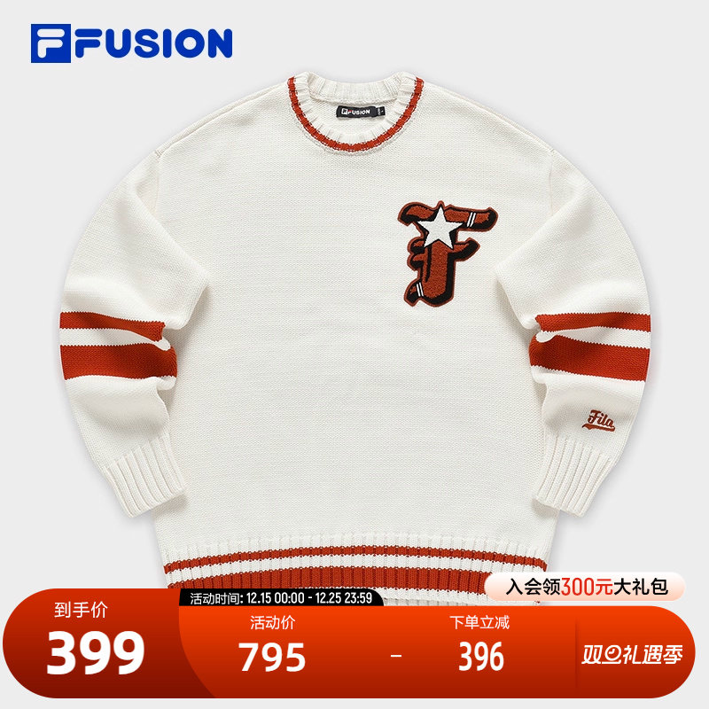 FILAFUSION斐乐中性编织衫