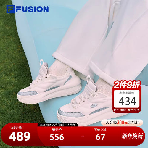 FILA FUSION斐乐潮牌PENGPENG女鞋JOURNEY 生活鞋2025冬新款板鞋
