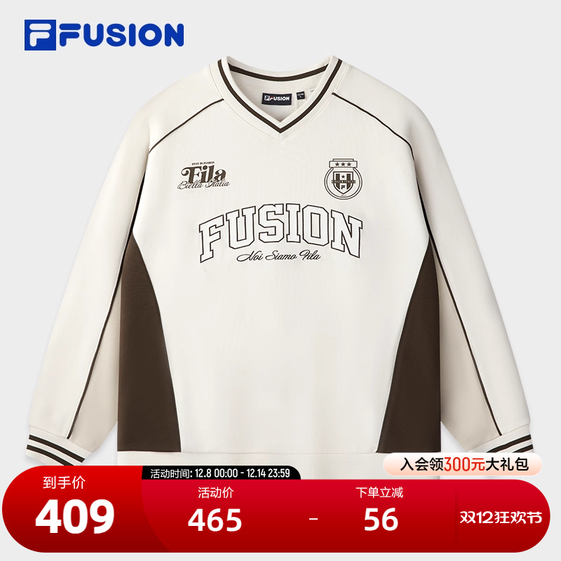 FILA斐乐情侣套头卫衣