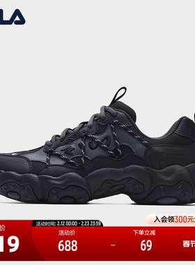 FILA 斐乐官方男鞋FLUID 6 SO2025冬季新款猫爪6代南版时尚休闲鞋