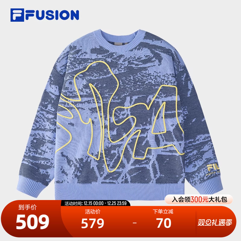 FILAFUSION斐乐潮牌编织衫