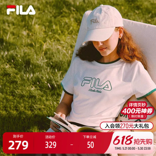 FILA斐乐女子针织短袖衫