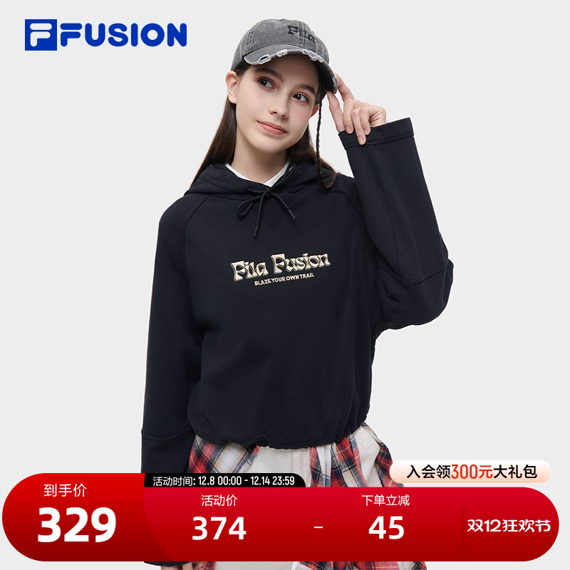 FILAFSUION斐乐女子连帽卫衣