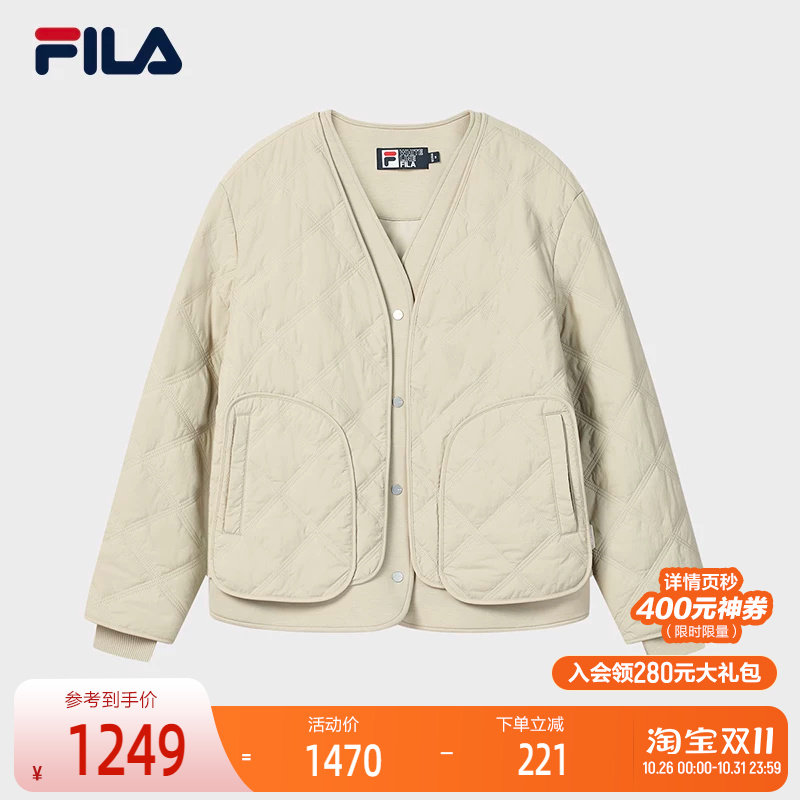 FILA斐乐女士休闲棉服