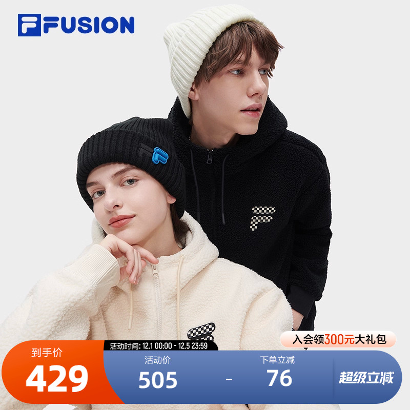 FILAFUSION斐乐情侣连帽卫衣