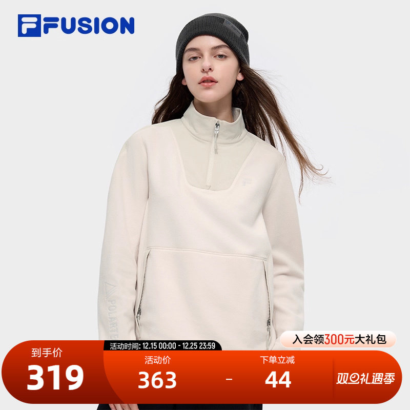 FILAFUSION斐乐女子套头卫衣