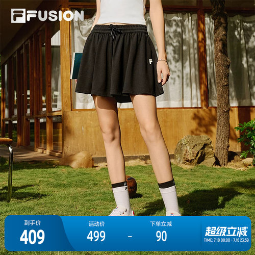 FILAFUSION斐乐女子针织短裤