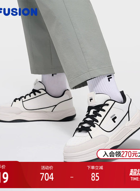 FILA FUSION斐乐潮牌男鞋BANK 2 DX 经典板鞋2026春季新款休闲鞋
