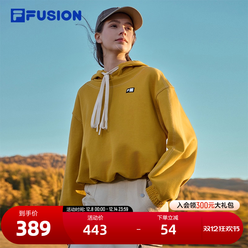 FILAFUSION斐乐女子连帽卫衣