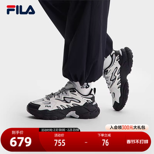 FILA 斐乐官方女鞋蕨草老爹鞋运动鞋2025夏季新款鞋子厚底休闲鞋