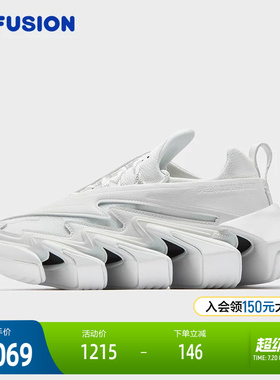 FILA FUSION斐乐潮牌SAWTOOTH未来潮鞋女2025秋新款锯齿鞋跑步鞋
