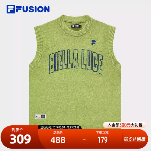 FILAFUSION斐乐女子短袖编织衫