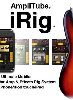 IRIG电吉他效果器苹果吉它音频接口 iPhone/ipad吉他线irig转换器