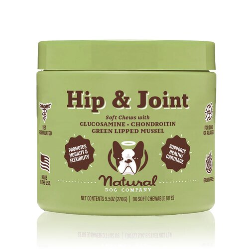 美国进口naturaldogcompany hip&joint关节骨骼宠物狗营养保健品