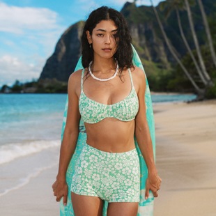 夏 小胸聚拢平角泳衣度假比基尼泳装 Yukari swim分体泳衣2025新款