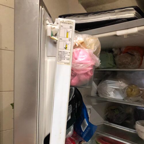 适用于海尔冰箱立梁冷藏翻转竖梁门柱挡板BCD-343WDPM配件471WDEA
