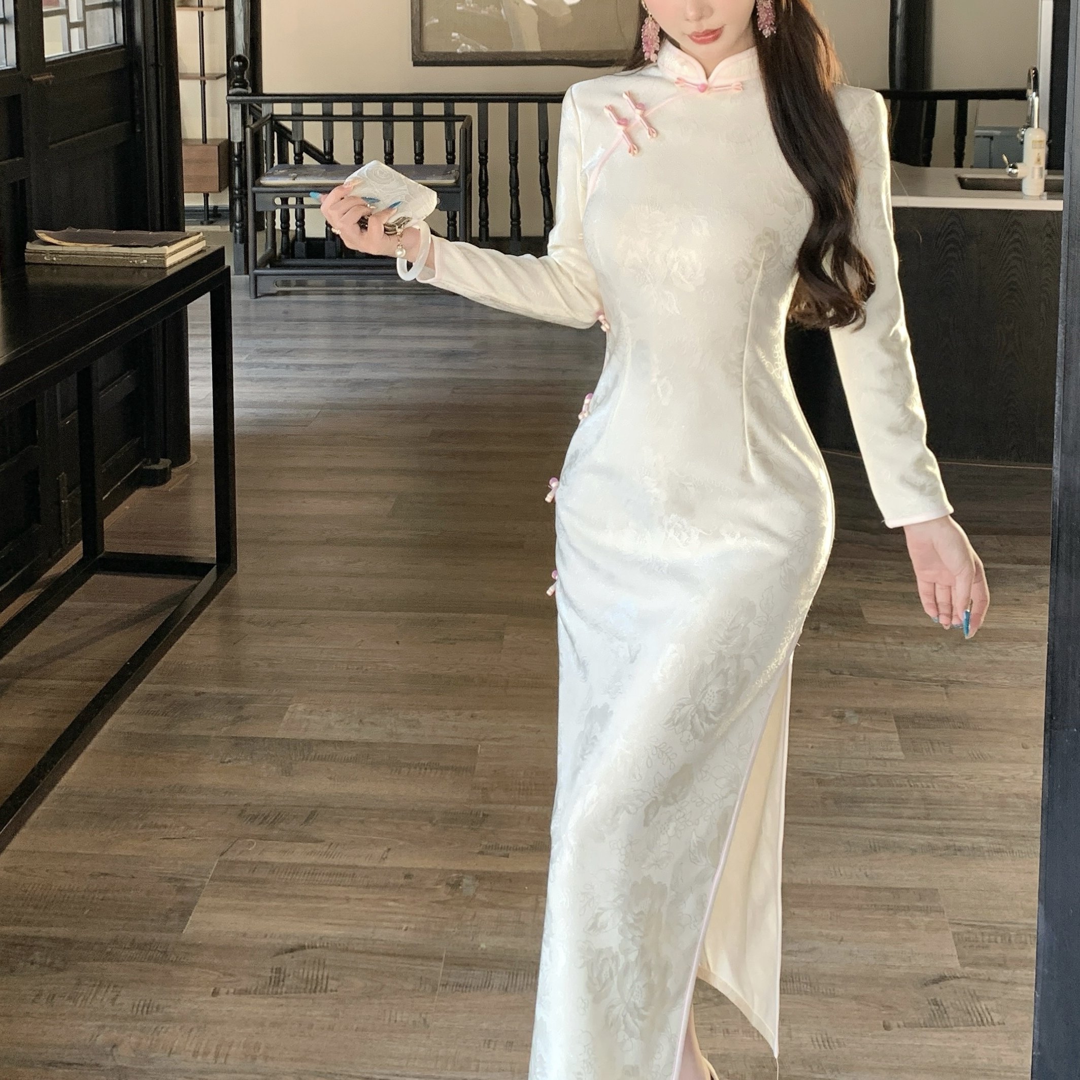 2025新款秋冬款新中式旗袍