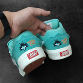 skool联名绿色个性 胖胖面包鞋 拼色美式 Knu 街头板鞋 闪电鞋 休闲鞋