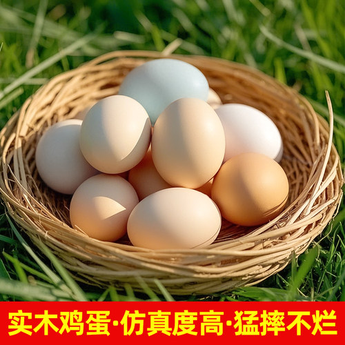宝宝手绘涂鸦diy木质鸡蛋