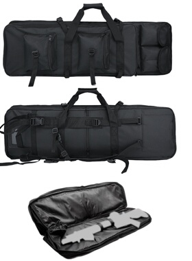 多功能户外真人CS战术玩具枪包M4AK收纳袋双肩背包wargame收纳包