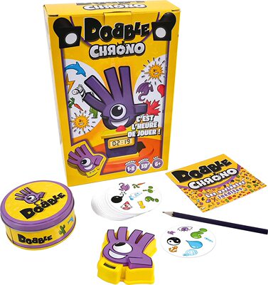法国asmodee嗒宝小子Dobble Chrono眼疾手快亲子互动益智卡牌桌游